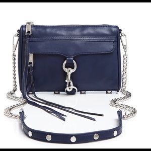 Rebecca Minkoff Mini M.A.C. Crossbody - Navy Blue